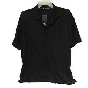 Leehanton Black Polo Shirt Men’s 3XL Short Sleeve Casual Golf
